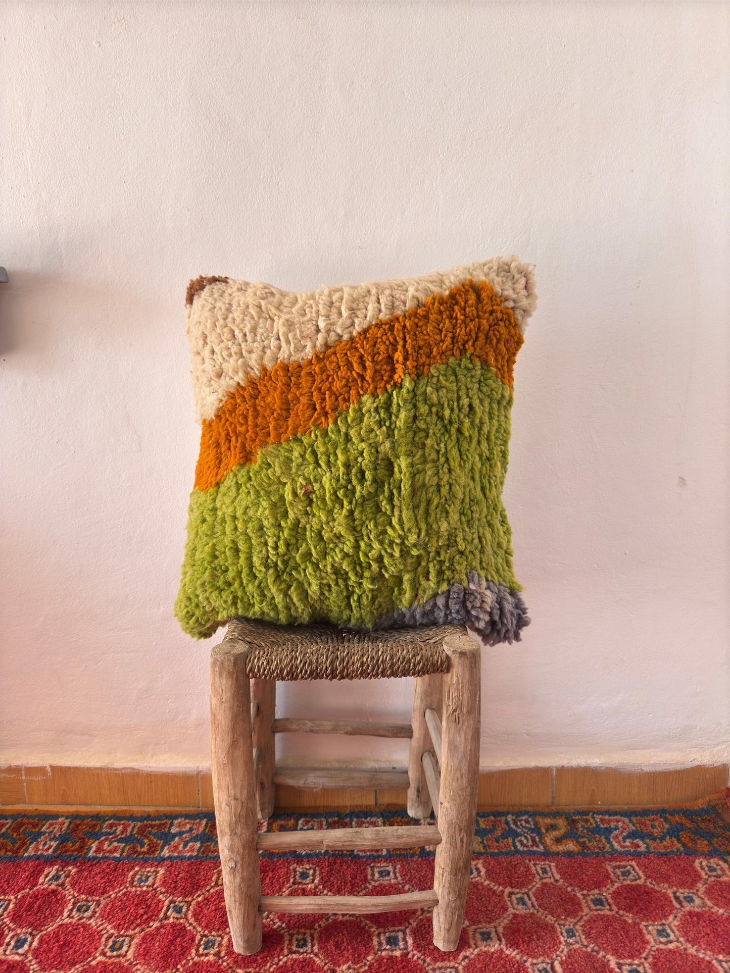 Boujaad Rug Cushion Cover - Rohi Threads