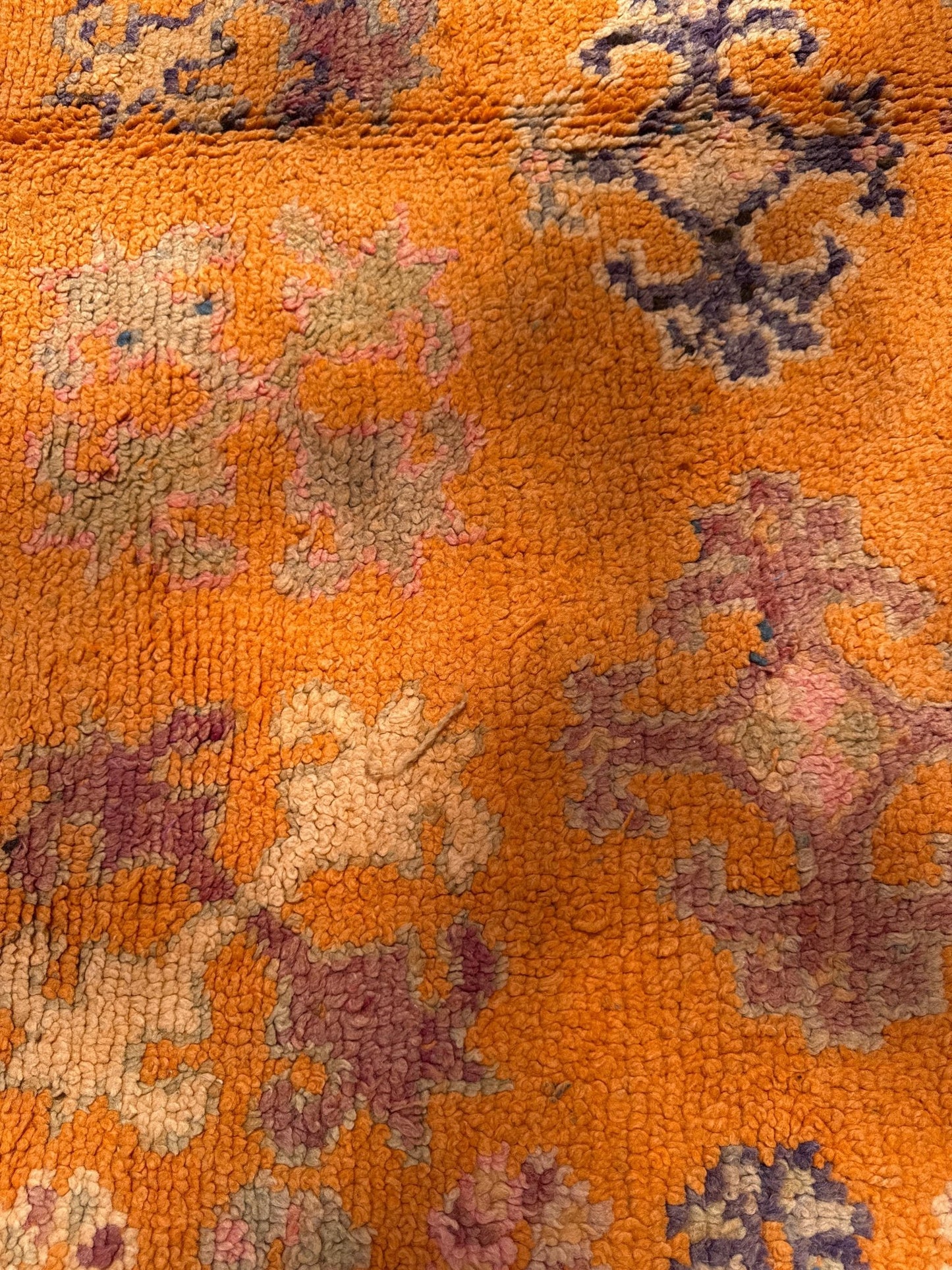 Haouz Vintage Moroccan Rug - Orange - 347cm x 177cm - Rohi Threads