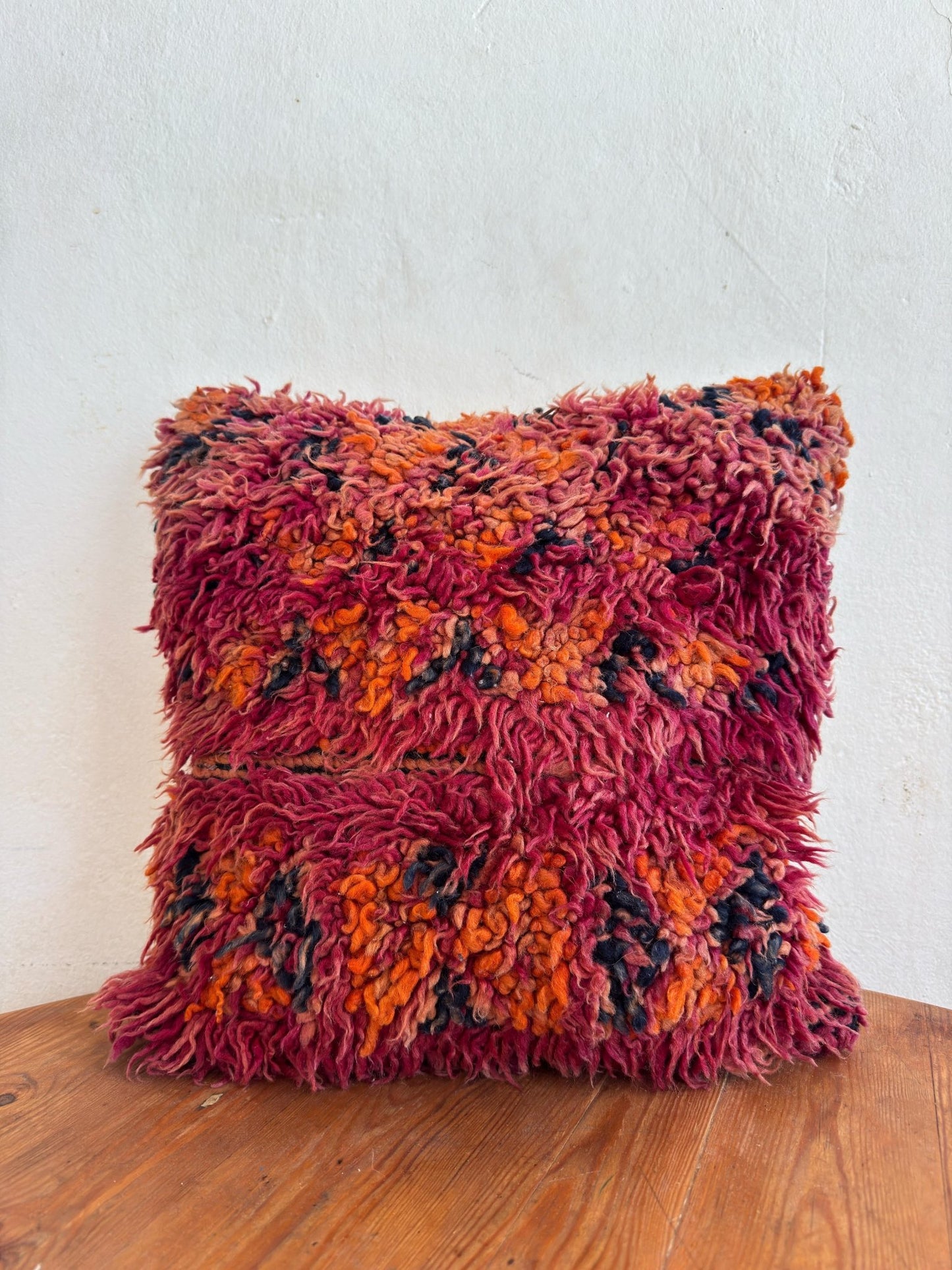Small Boujaad Cushion Cover - Purple - Rohi Threads