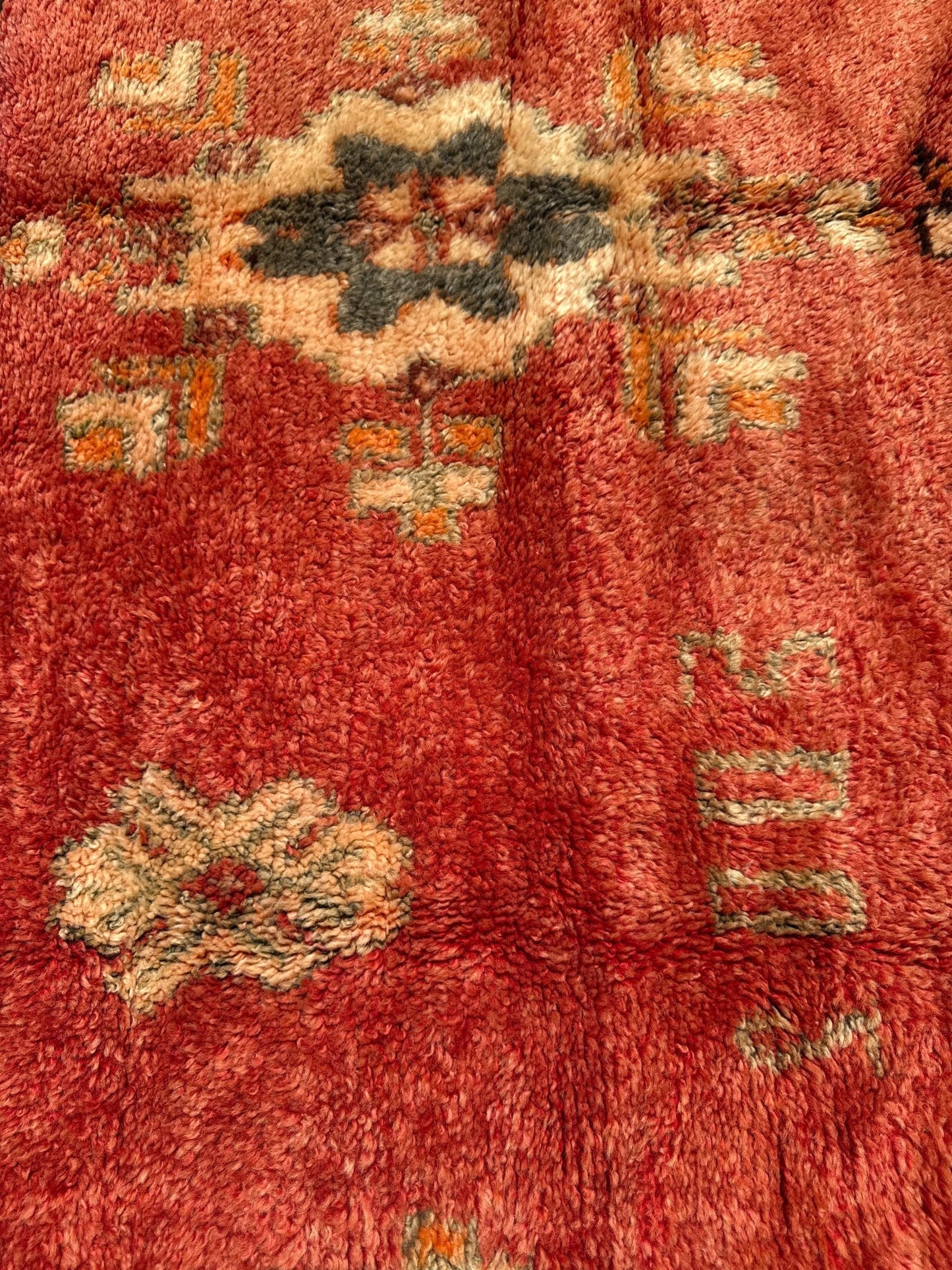 Taznakht Vintage Moroccan Rug - Terracotta - 390cm x 176cm - Rohi Threads
