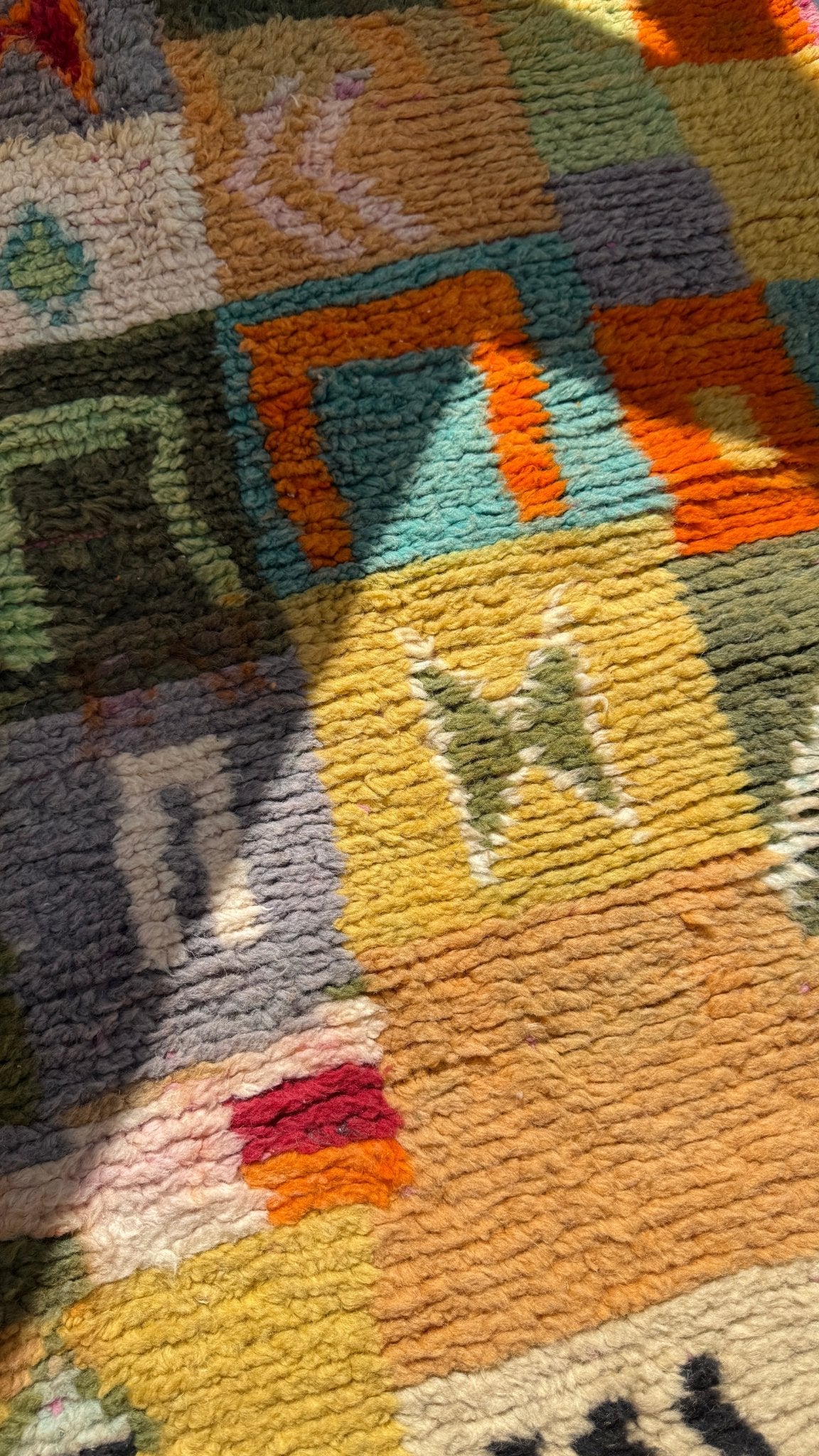 Boujaad Moroccan Runner - Multicoloured - 302cm x 84cm - Rohi Threads