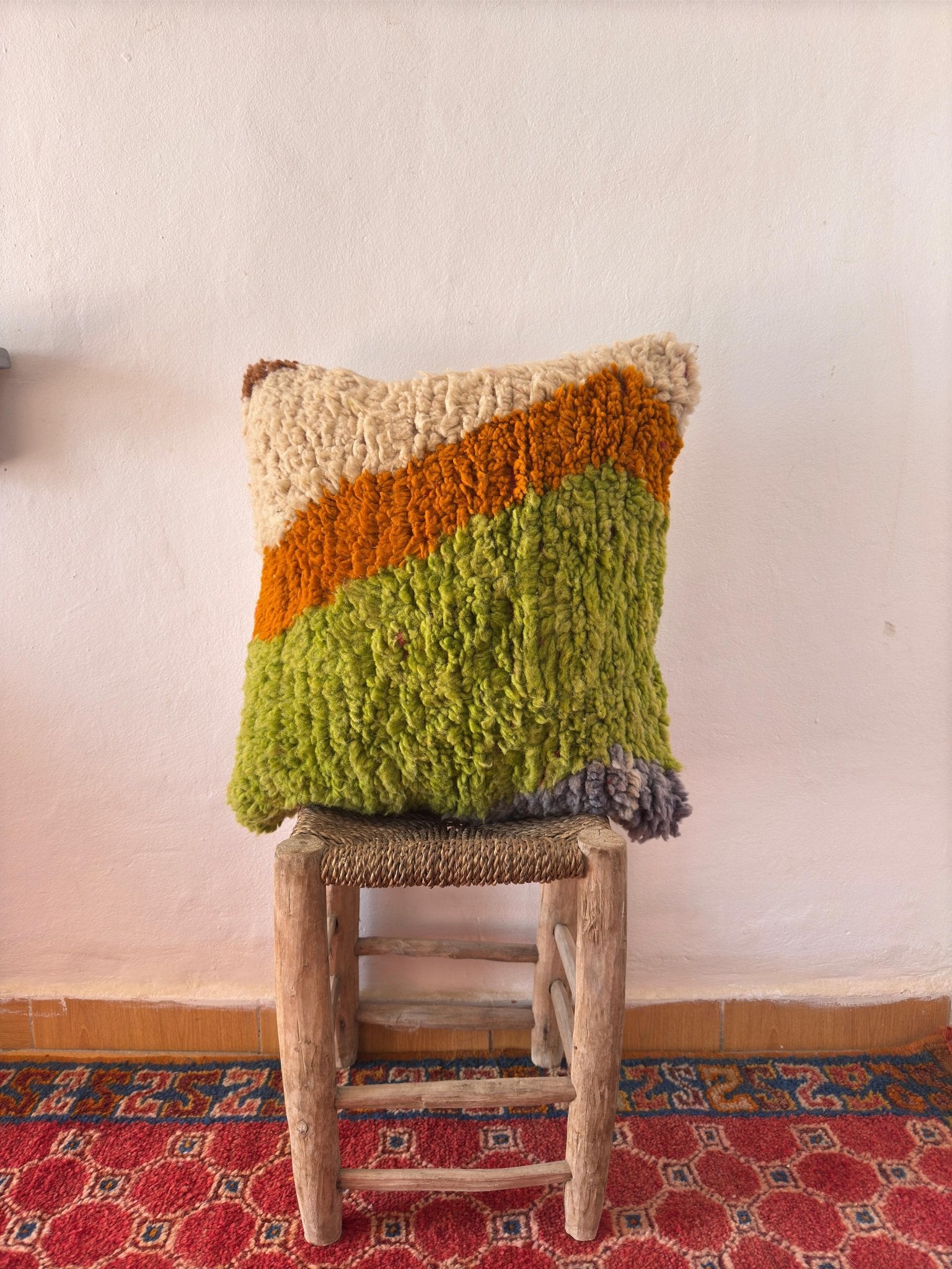 Boujaad Rug Cushion Cover - Rohi Threads