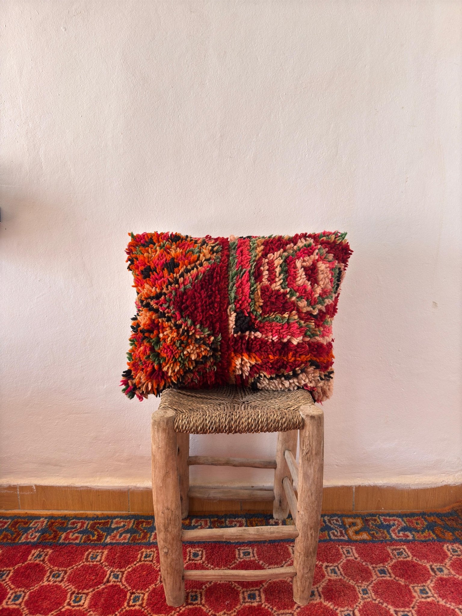 Boujaad Rug Cushion Cover - Rohi Threads