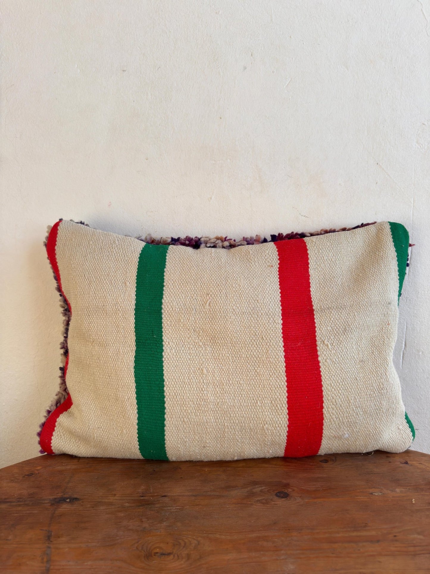 Large Boujaad Cushion Cover - Purple - Rohi Threads