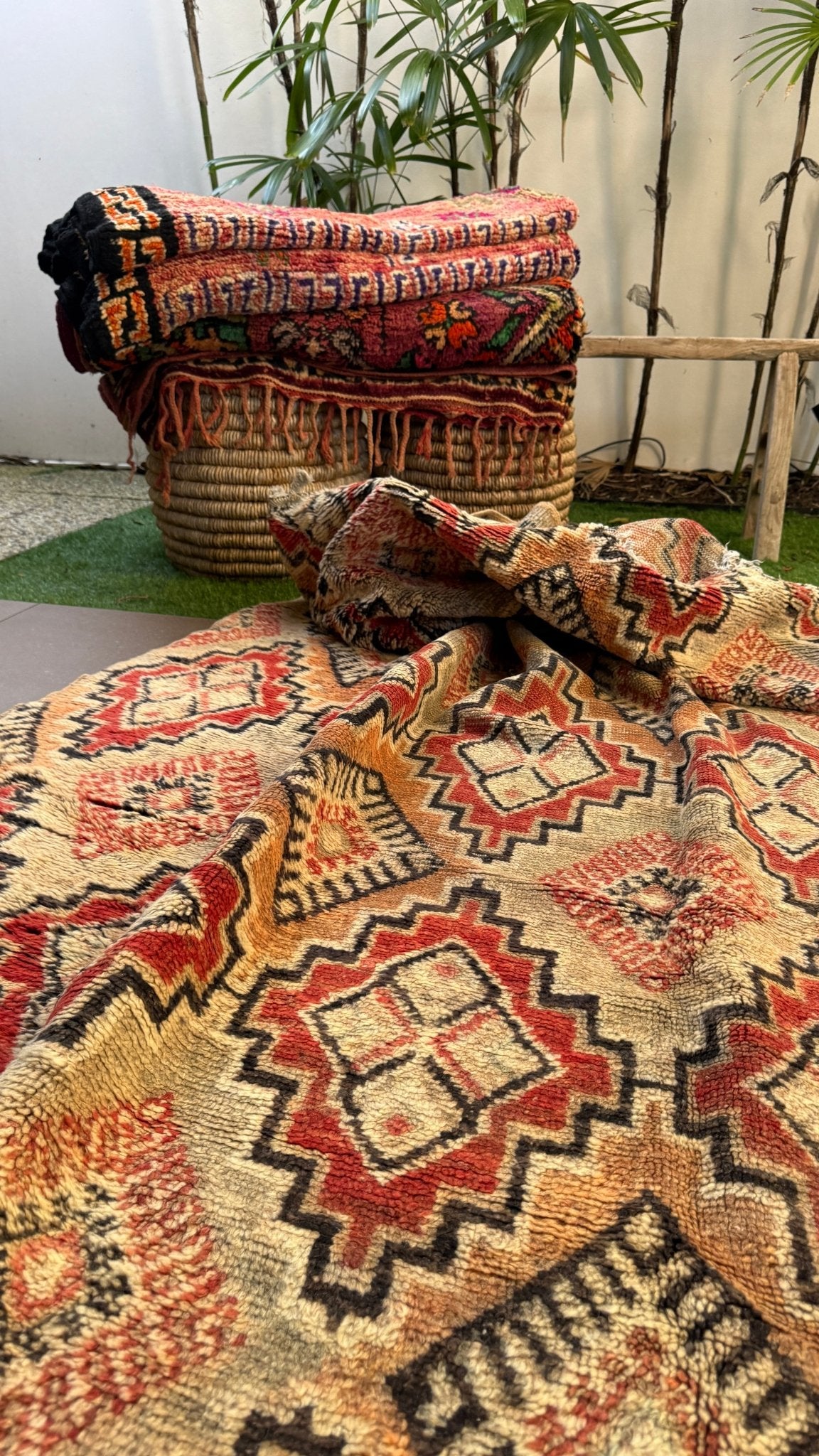 Vintage Morocan Rug - 335cm x 137cm - Rohi Threads