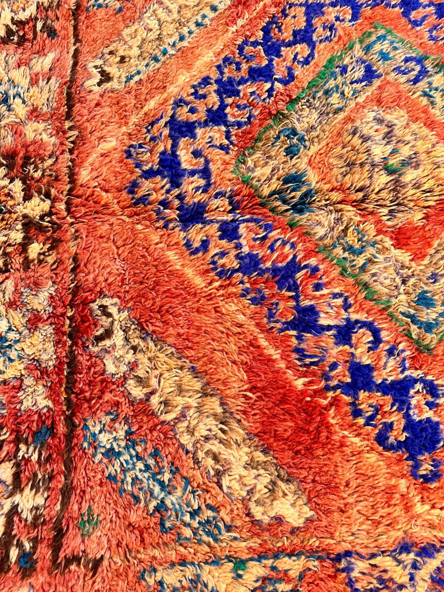 Vintage Moroccan Boujaad Rug - 291cm x 165cm - Rohi Threads