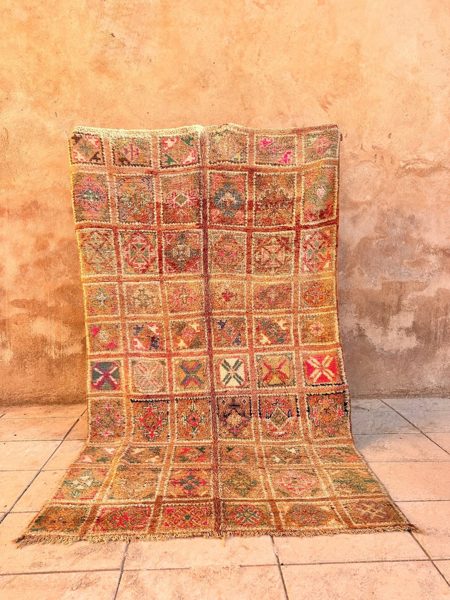 Vintage Moroccan Boujaad Rug - 292cm x 170cm - Rohi Threads