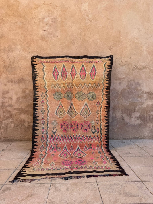 Vintage Moroccan Boujaad Rug - 300cm x 167cm - Rohi Threads