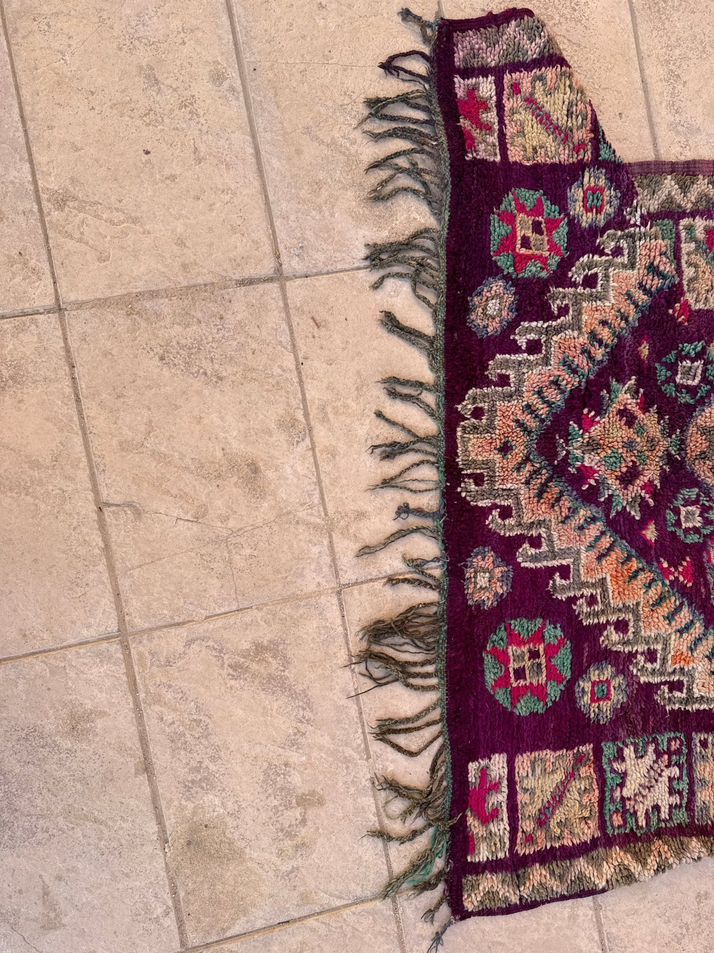 Vintage Moroccan Boujaad Rug - 320cm x 190cm - Rohi Threads