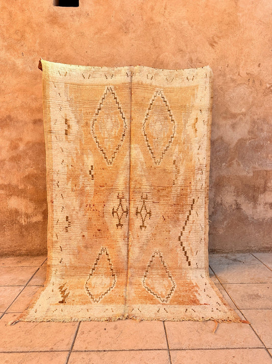 Vintage Moroccan Boujaad Rug - 355cm x 180cm - Rohi Threads