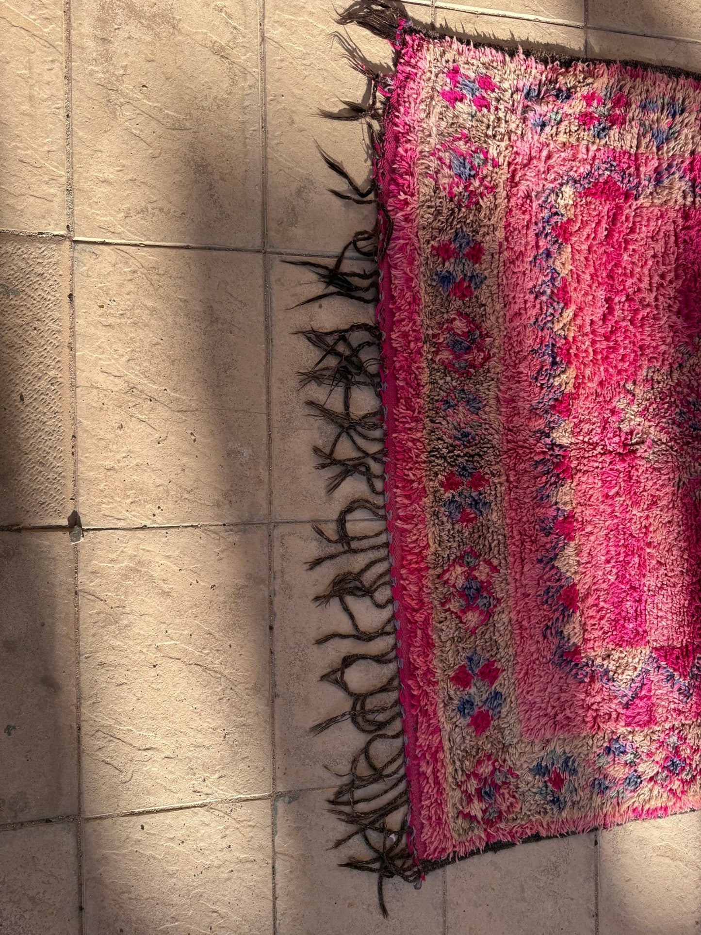 Vintage Moroccan Boujaad Rug - 400cm x 190cm - Rohi Threads