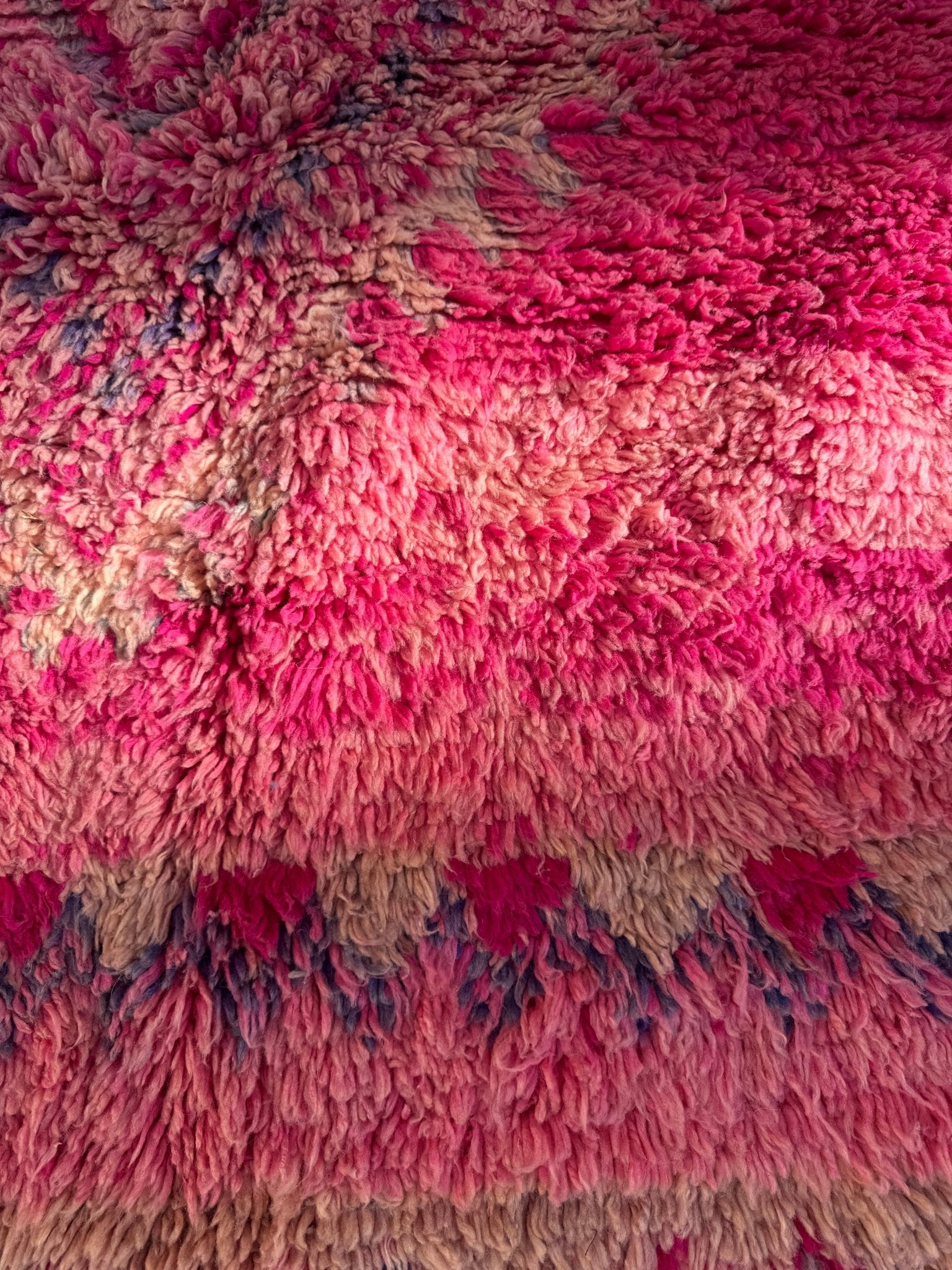 Vintage Moroccan Boujaad Rug - 400cm x 190cm - Rohi Threads