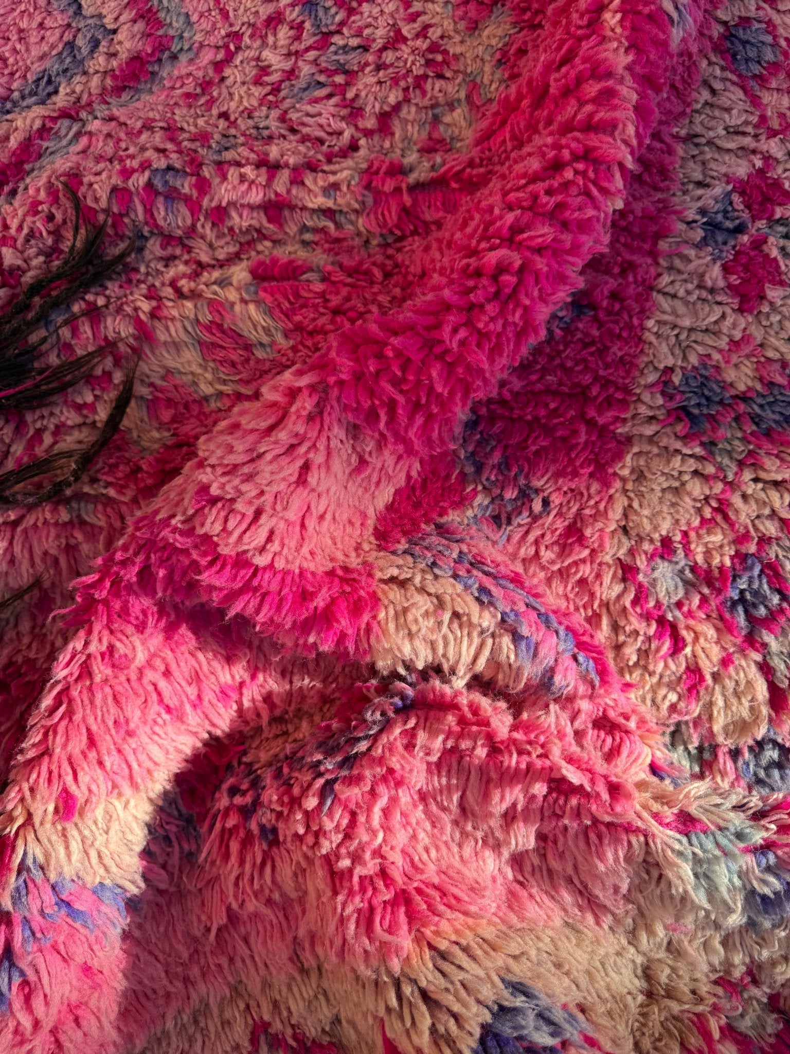 Vintage Moroccan Boujaad Rug - 400cm x 190cm - Rohi Threads