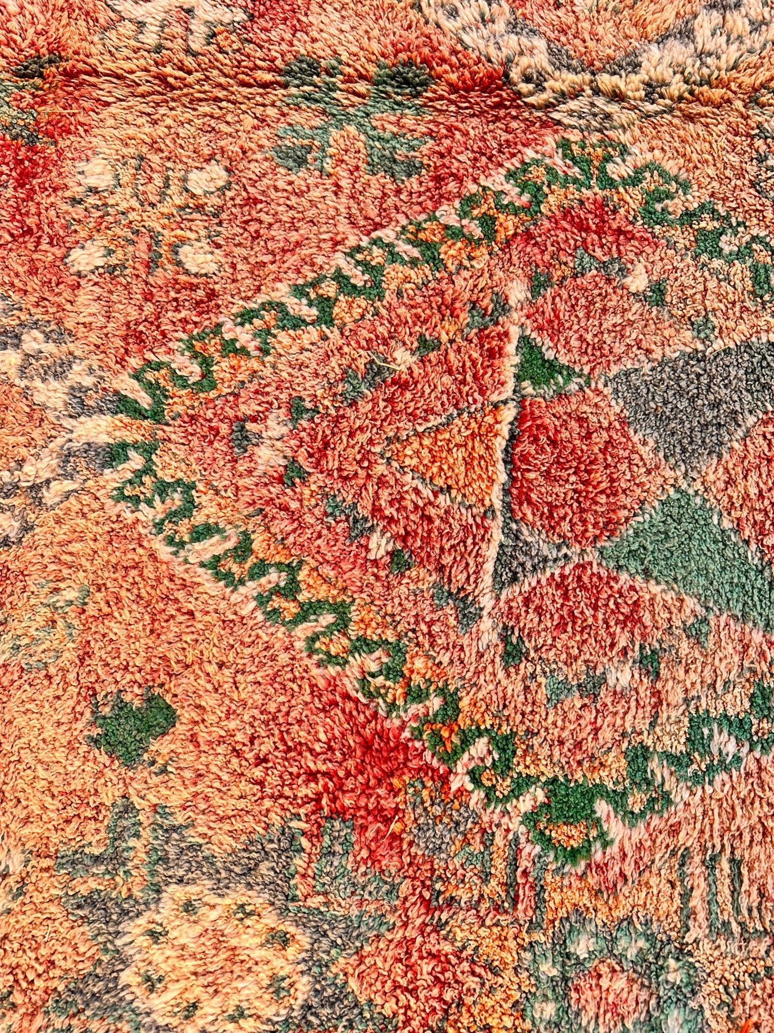 Vintage Moroccan Grwanya Rug - 330cm x 164cm - Rohi Threads