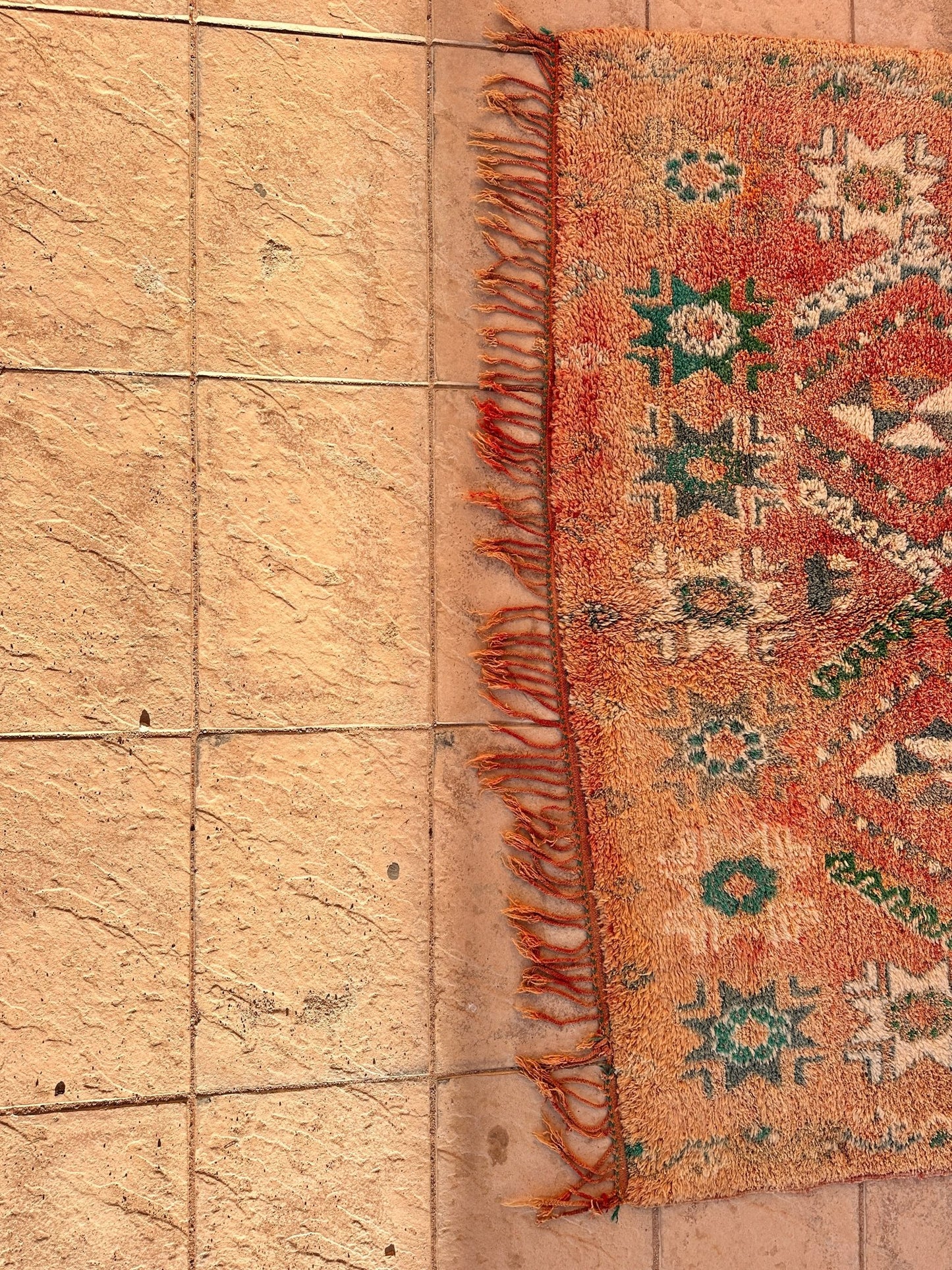 Vintage Moroccan Grwanya Rug - 330cm x 164cm - Rohi Threads