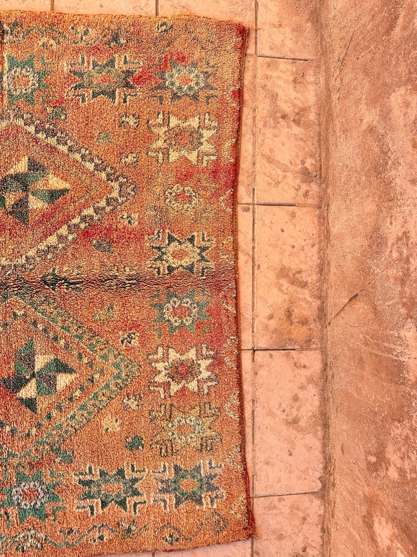 Vintage Moroccan Grwanya Rug - 330cm x 164cm - Rohi Threads