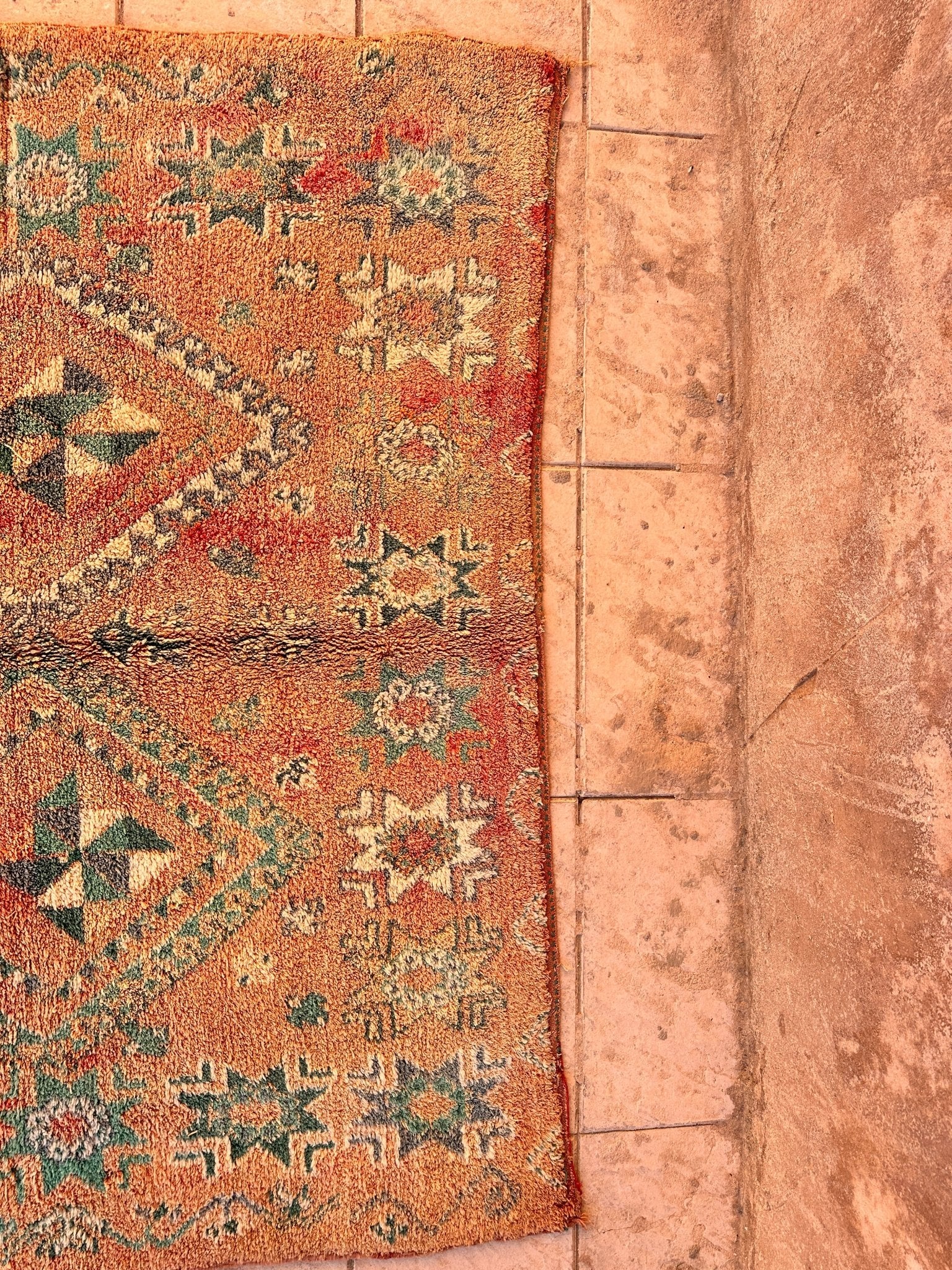 Vintage Moroccan Grwanya Rug - 330cm x 164cm - Rohi Threads