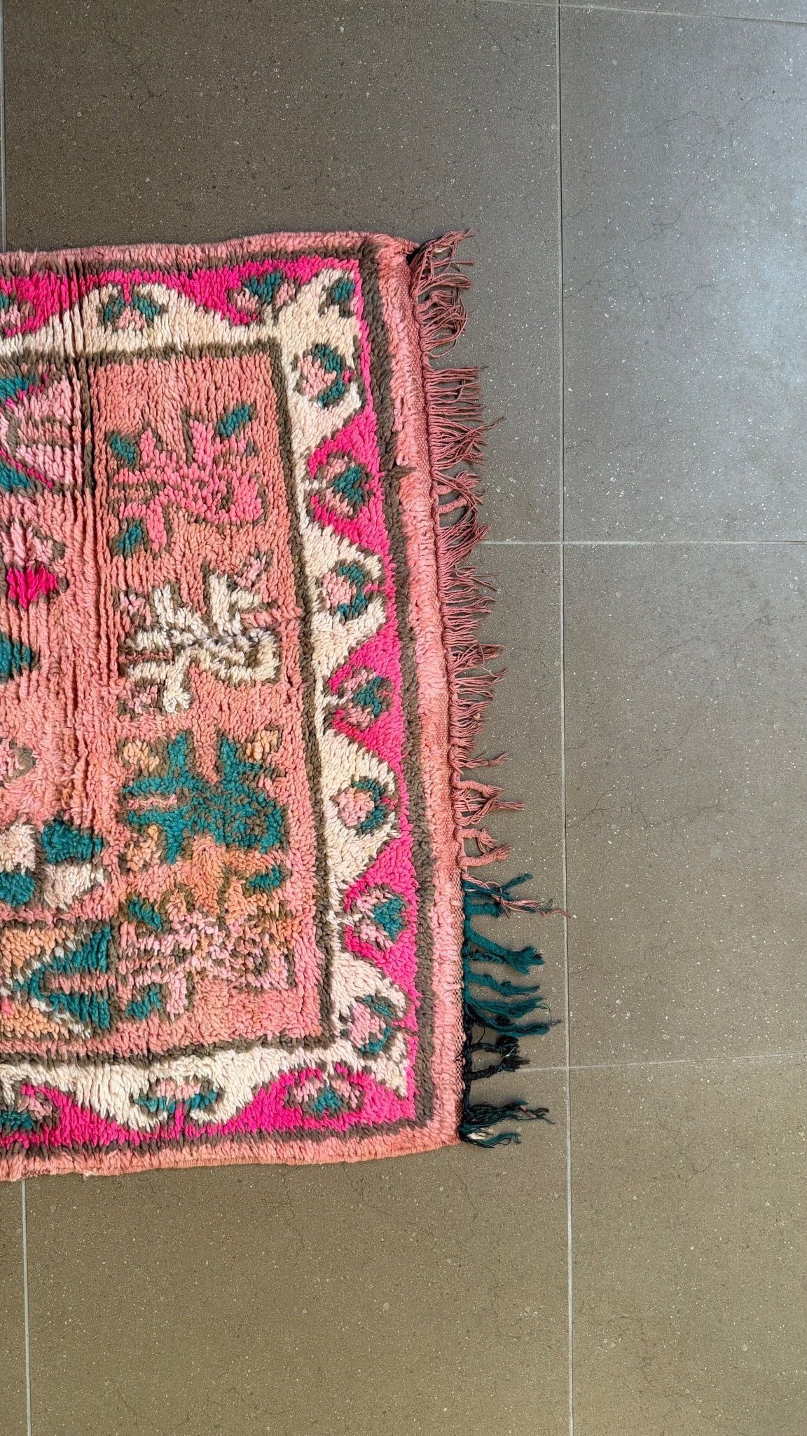 Vintage Moroccan Hallway Runner - 324cm x 127cm - Rohi Threads