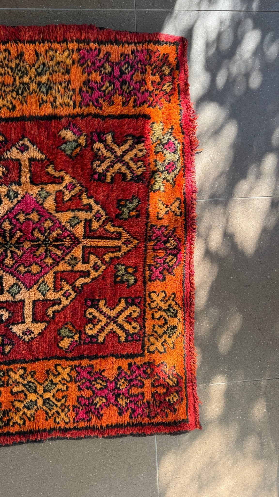 Vintage Moroccan Rug - 332cm x 127cm - Rohi Threads