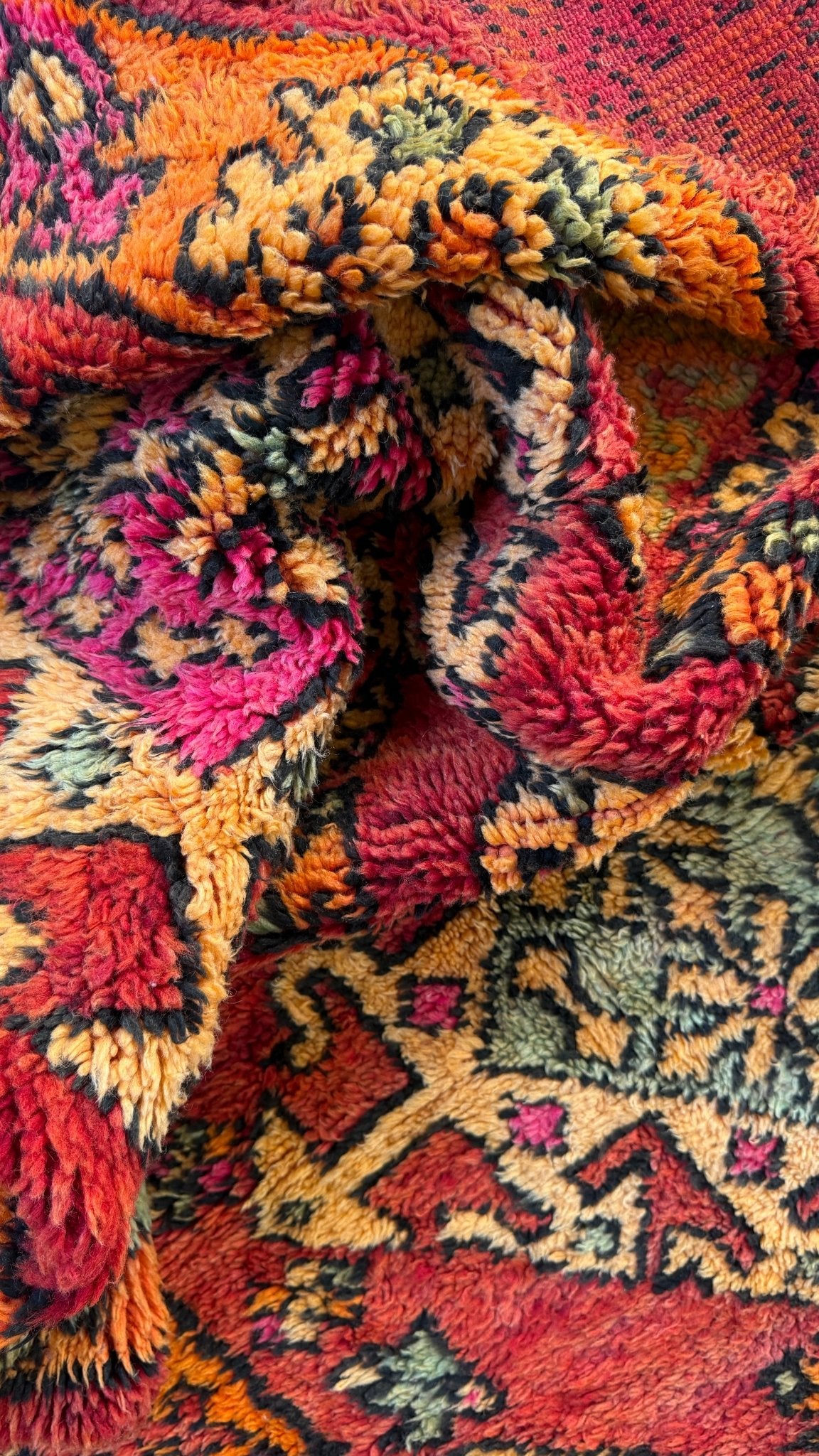 Vintage Moroccan Rug - 332cm x 127cm - Rohi Threads