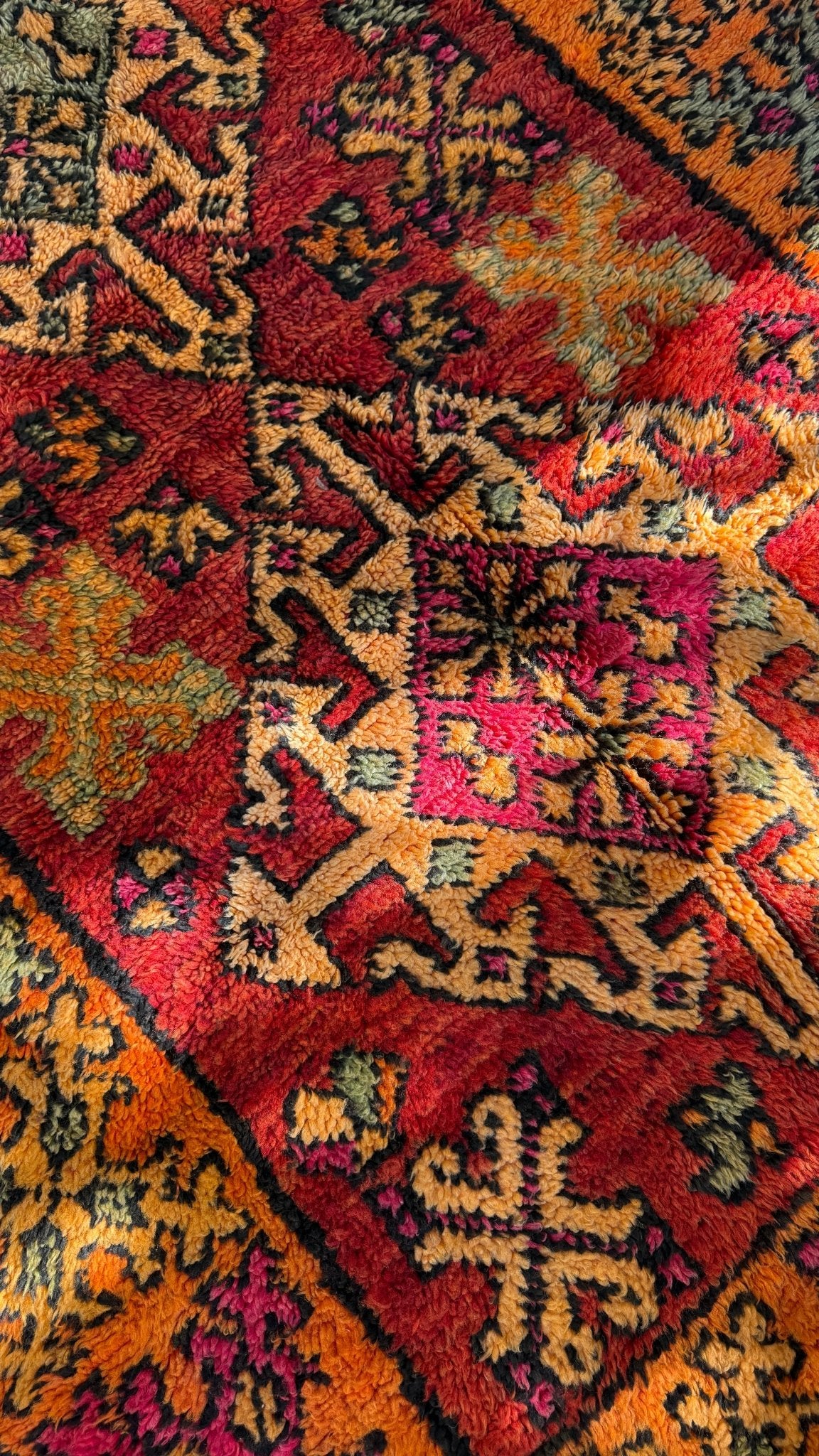 Vintage Moroccan Rug - 332cm x 127cm - Rohi Threads
