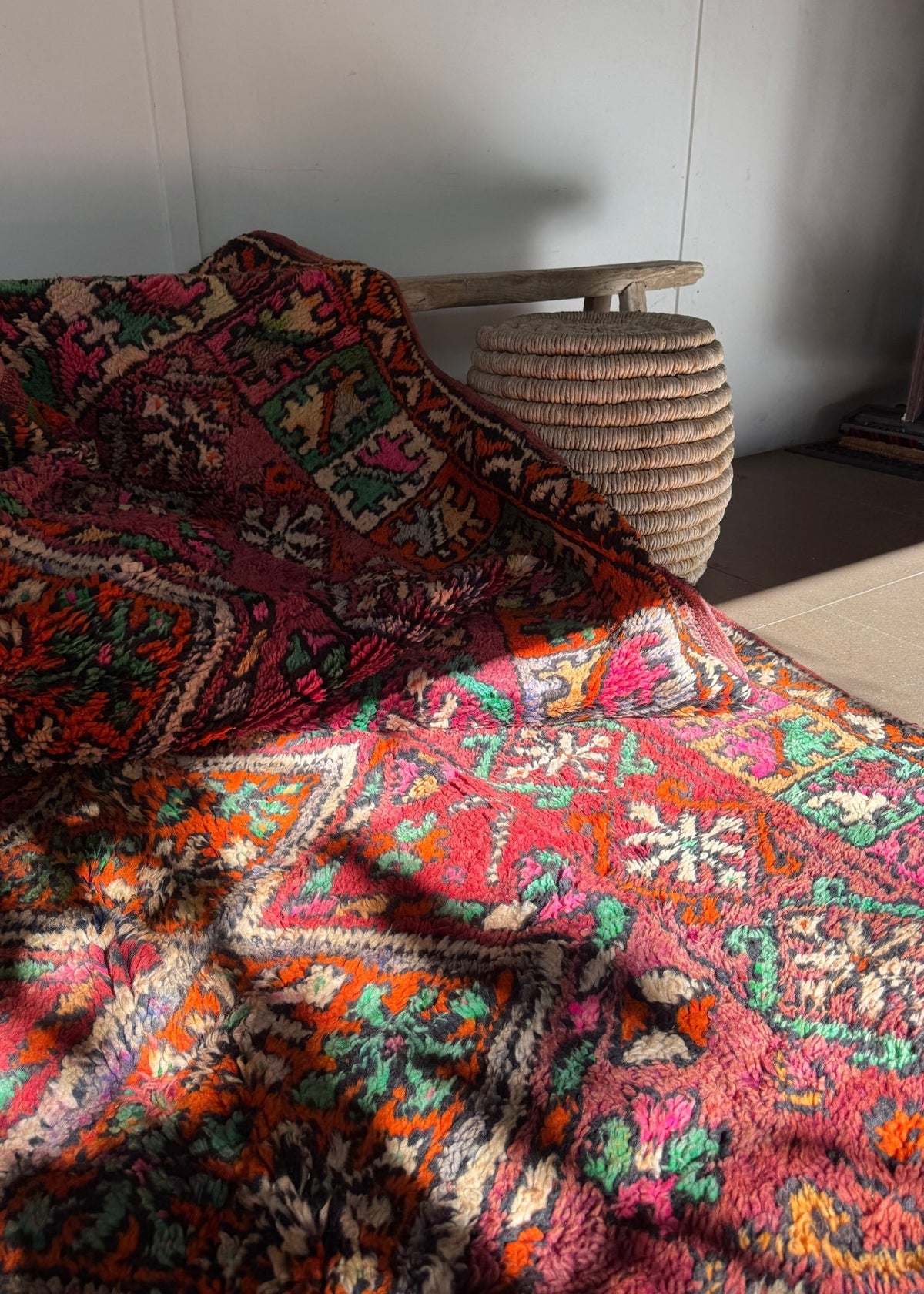 Vintage Moroccan Rug - 335cm x 195cm - Rohi Threads