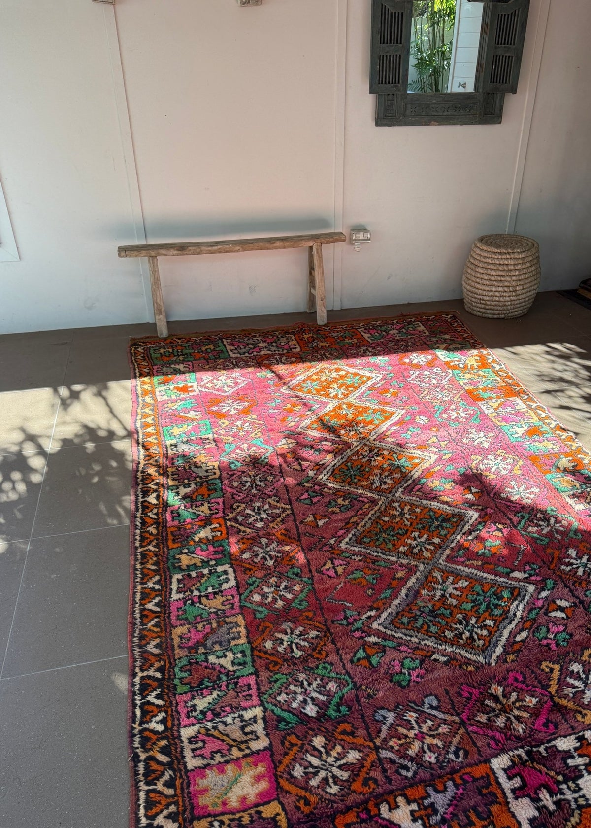 Vintage Moroccan Rug - 335cm x 195cm - Rohi Threads