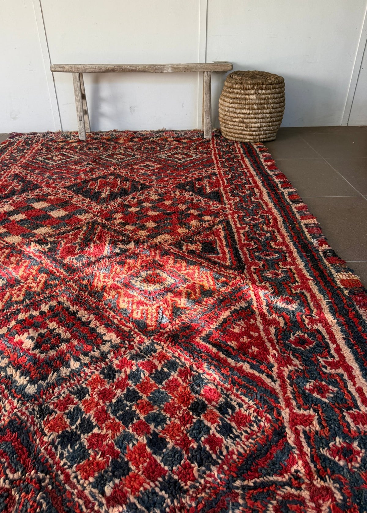 Vintage Moroccan Rug - 380cm x 200cm - Rohi Threads
