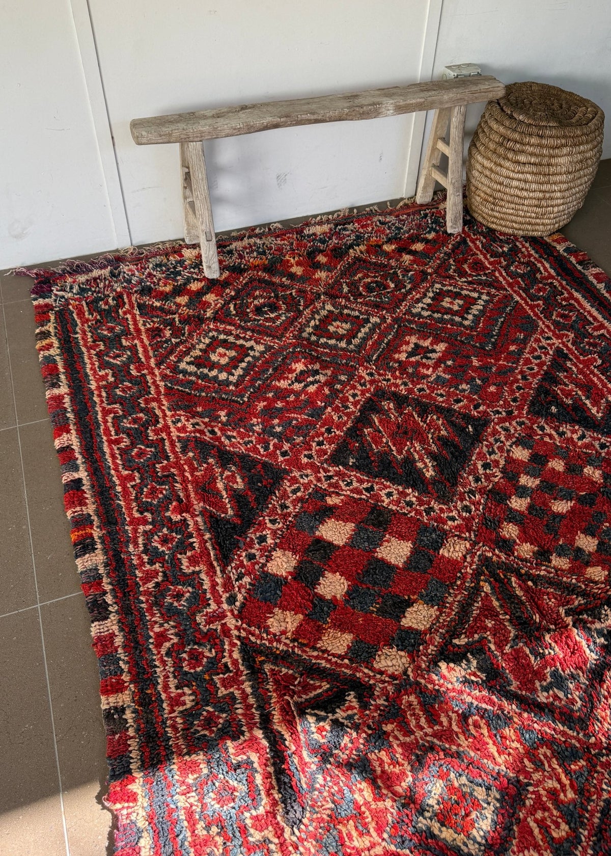Vintage Moroccan Rug - 380cm x 200cm - Rohi Threads