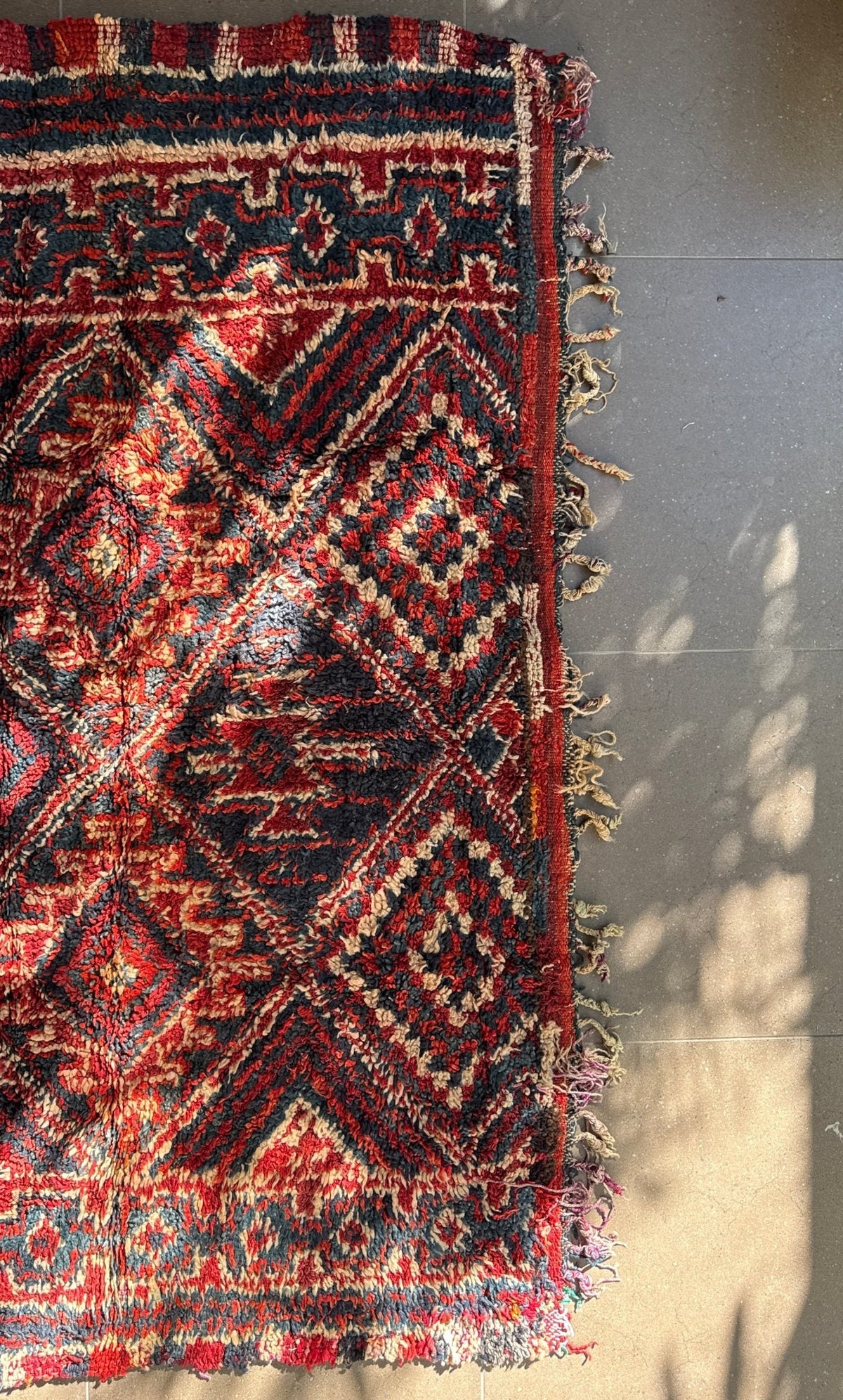 Vintage Moroccan Rug - 380cm x 200cm - Rohi Threads