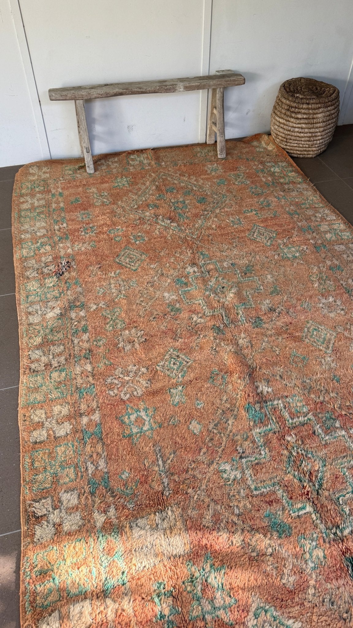Vintage Moroccan Rug - 417cm x 194cm - Rohi Threads