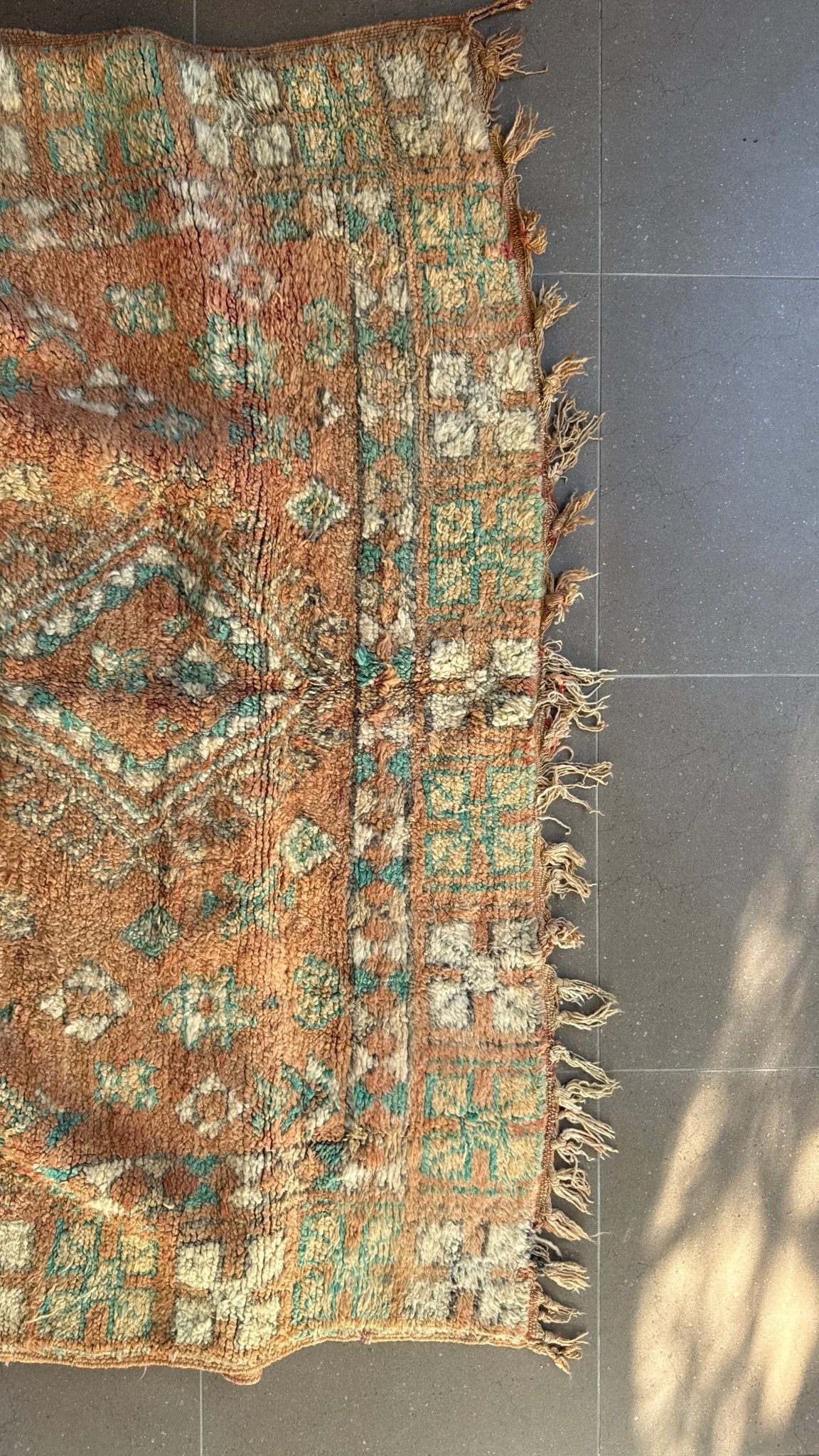 Vintage Moroccan Rug - 417cm x 194cm - Rohi Threads