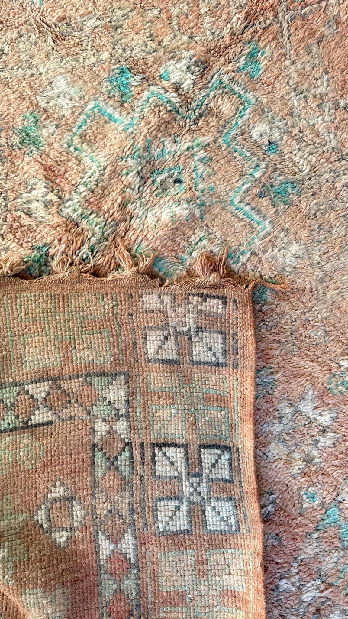 Vintage Moroccan Rug - 417cm x 194cm - Rohi Threads