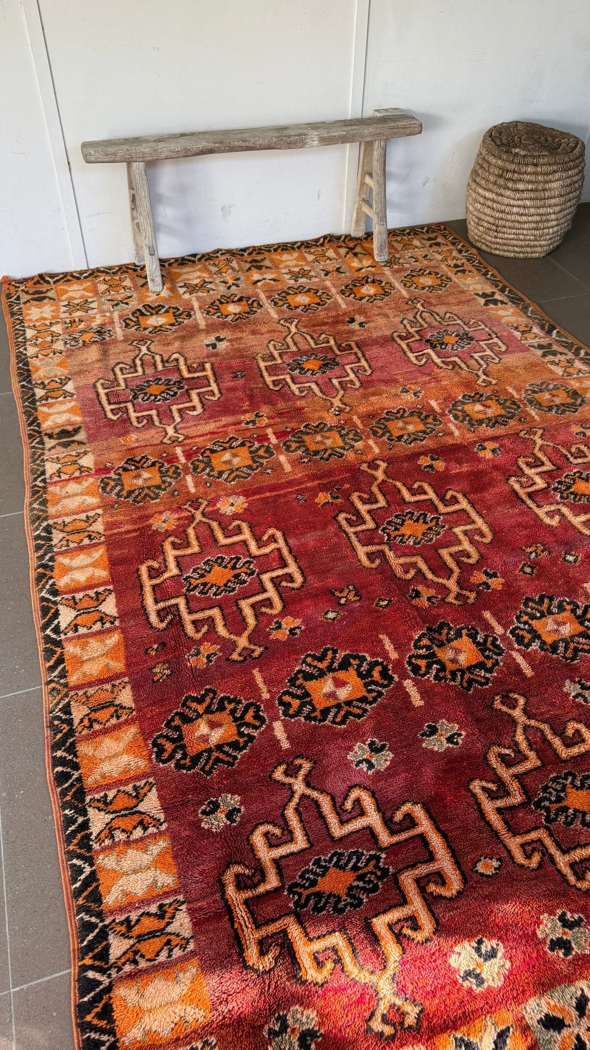 Vintage Moroccan Rug - Rohi Threads