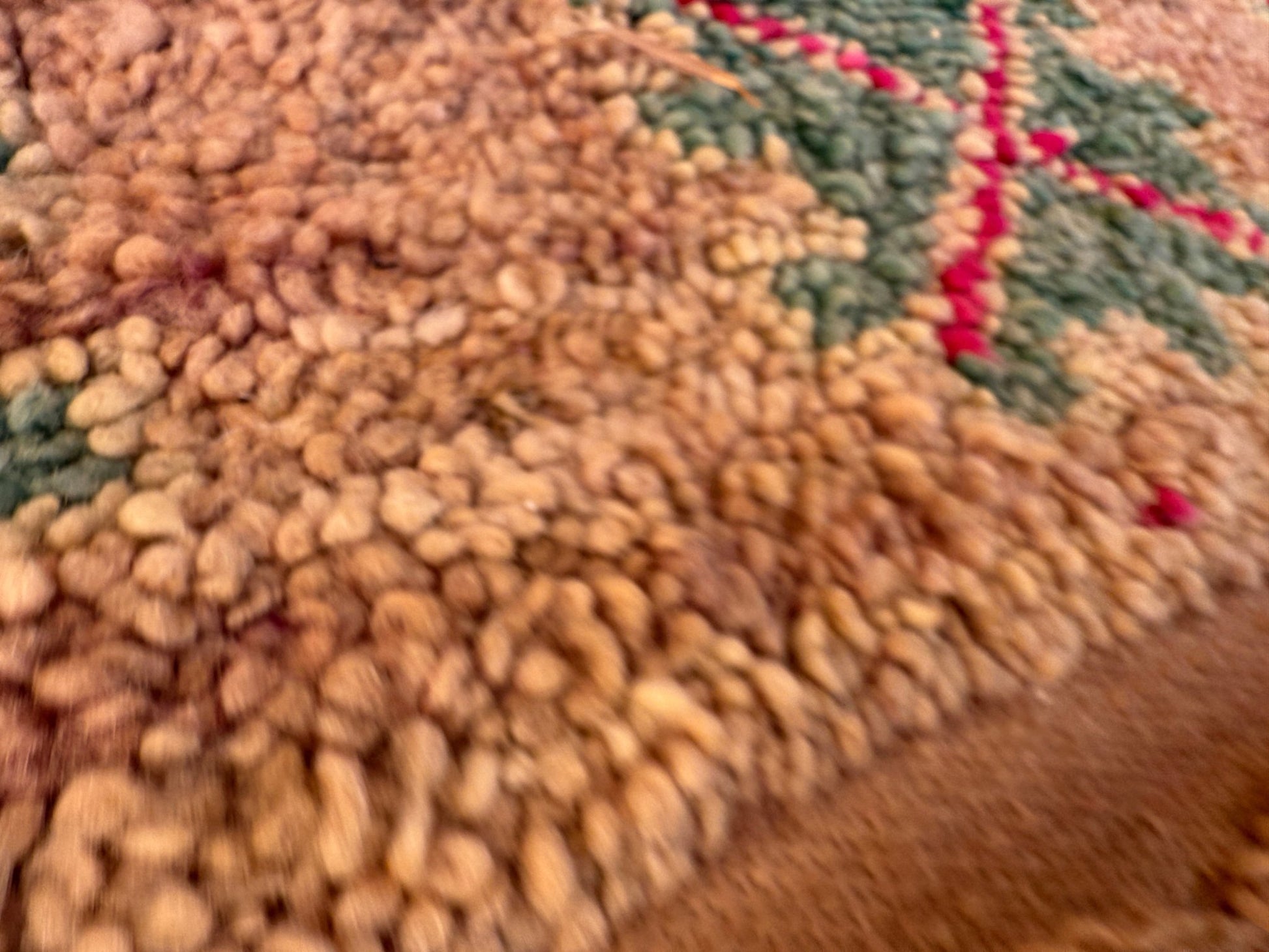 Vintage Moroccan Zemmour Rug - 213cm x 166cm - Rohi Threads