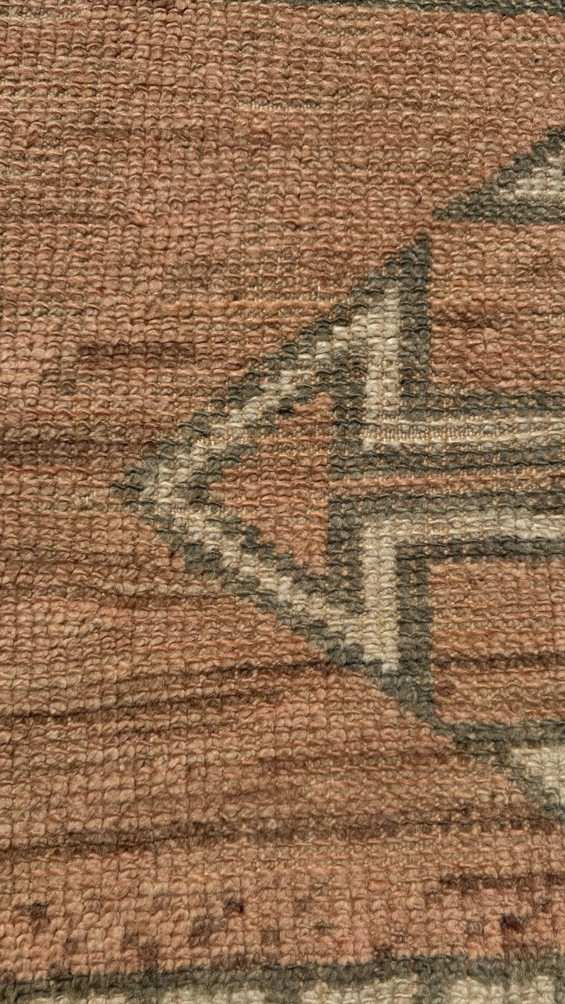 Zemmour Moroccan Vintage Rug - Pink/Grey - 168cm x 122cm - Rohi Threads
